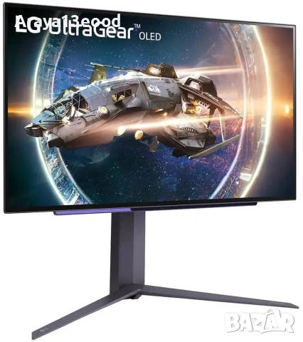 Монитор LG UltraGear OLED 27GR95QE-B 27" QHD 240Hz Gaming Monitor, 2560x1440, снимка 4 - Монитори - 55217316