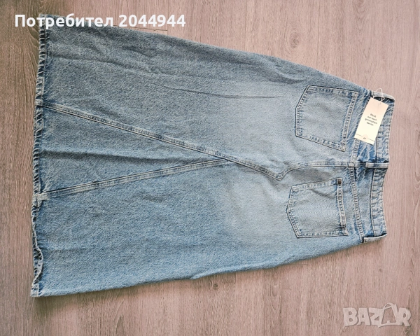 Дънкова пола H&M , снимка 6 - Поли - 54490448