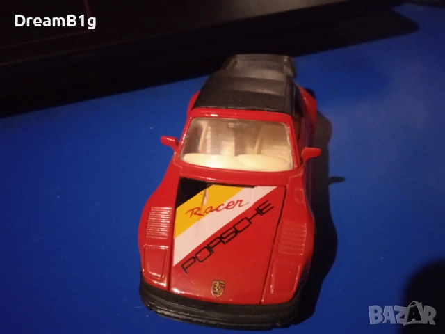 Ретро Модел Porsche 911 (930) Turbo Flatnose – Vintage Welly (25+ г.), снимка 6 - Колекции - 54336645