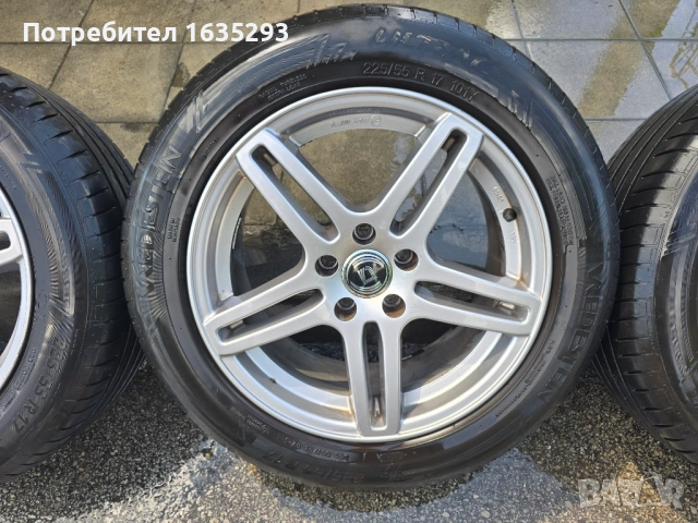 Джанти,гуми audi a6 5x112 et38 8j, снимка 5 - Гуми и джанти - 54454313