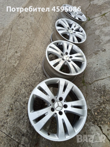 OEM джанти 17 5x112 Mercedes C-class w204, снимка 3 - Гуми и джанти - 55257152