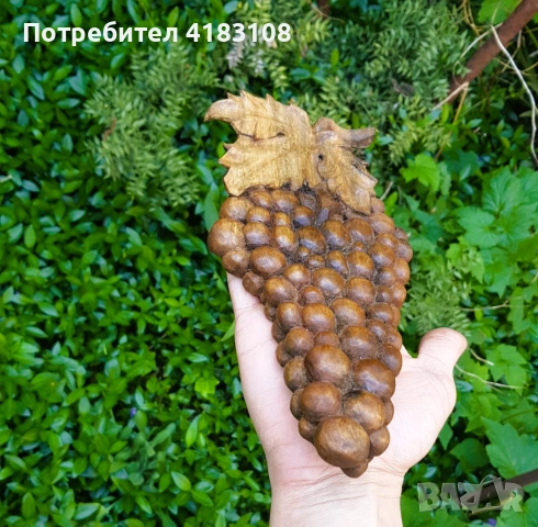 Пано грозде - ръчна изработка орех