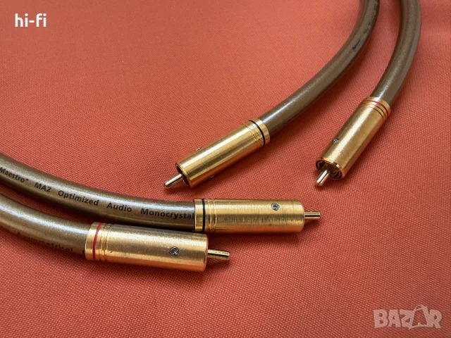 Ecosse Reference Maestro MA-2 Interconnects RCA / Аудио Кабели, снимка 6 - Ресийвъри, усилватели, смесителни пултове - 55355841