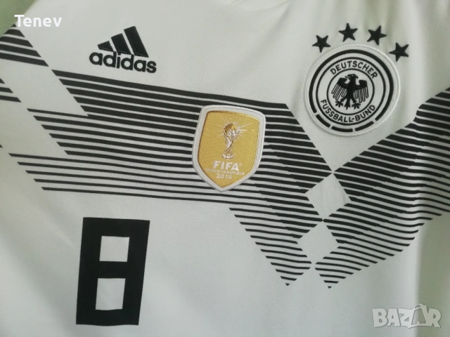 Germany Toni Kroos Adidas World Cup 2018 оригинална тениска фланелка Германия Кроос екип , снимка 5 - Тениски - 48634495