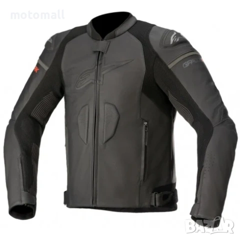 Кожено яке ALPINESTARS GP PLUS R V3 RIDEKNIT BLACK, снимка 2 - Аксесоари и консумативи - 54481537