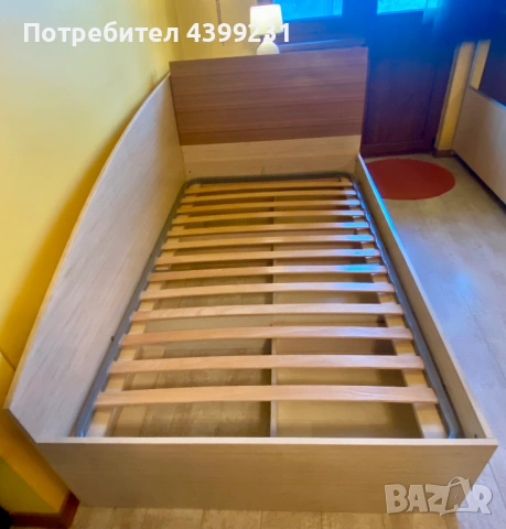 Легло с ракла, чекмеджета и подматрачна рамка + матрак 115/200 – компактно,практично за мaлко жилище, снимка 6 - Други стоки за дома - 54660440