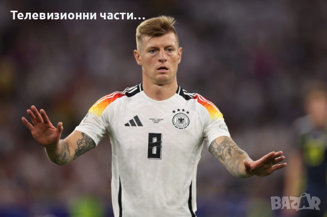 Оригинална тениска на Германия домакински екип Евро 2024 Тони Кроос #8 Adidas IP8139,размер XL, снимка 13 - Спортни дрехи, екипи - 54319202