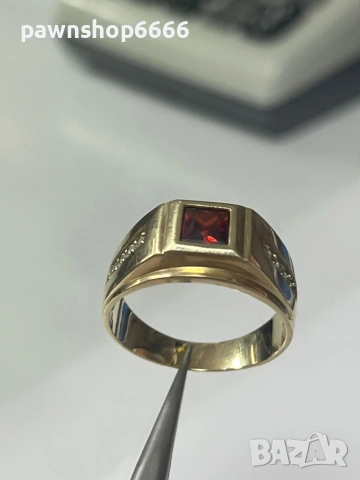 Златен пръстен 14 карата 6,13 грама , снимка 3 - Пръстени - 54087146