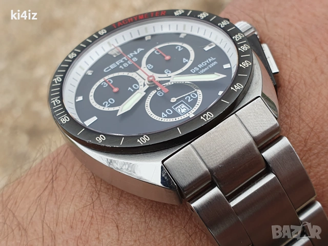 Certina "DS ROYAL" SWISS MADE Chronograph, снимка 6 - Мъжки - 55011946