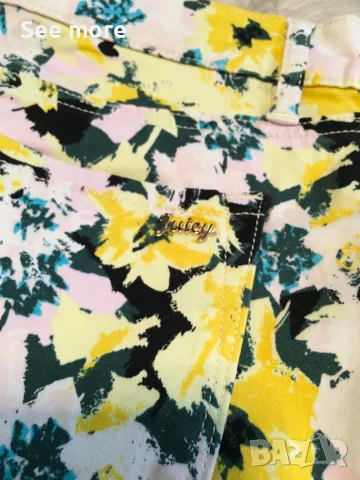 Juicy Couture флорални къси панталонки XS/S, снимка 7 - Къси панталони и бермуди - 55420316