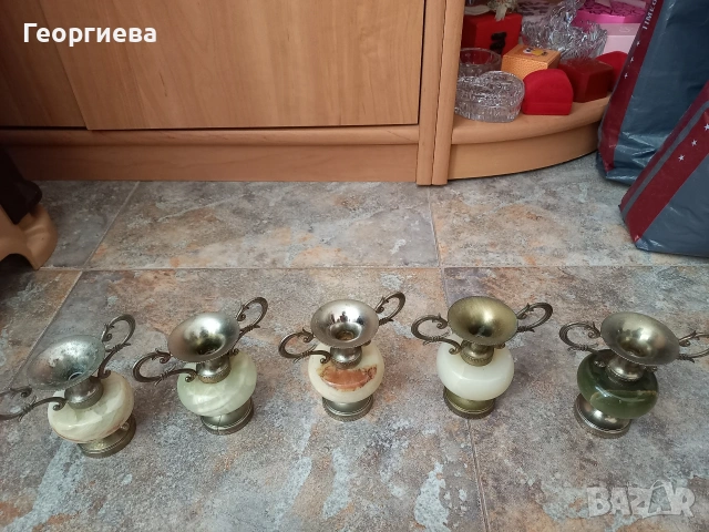 Десет броя фигурки от оникс, снимка 4 - Декорация за дома - 54822474