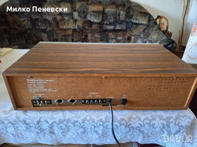 SOUND C 6090 VINTAGE HIFI STEREO CASSEIVAR.MADE IN WEST GERMANY., снимка 6 - Ресийвъри, усилватели, смесителни пултове - 55622274