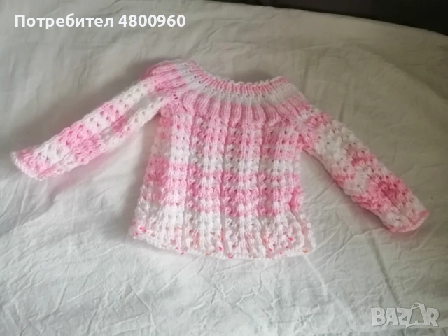Плетени дрешки, снимка 3 - Жилетки и елечета за бебе - 54238715