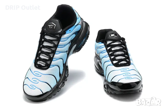 !НОВИ! Nike Air Max Plus 'TN' | Black/Blue Gradient | + КУТИЯ, снимка 4 - Маратонки - 55283163