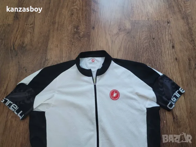 Castelli - страхотно вело джърси L, снимка 3 - Тениски - 55321498