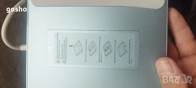 Докинг станция PULWTOP USB-C, сребриста , снимка 3 - Кабели и адаптери - 55624149