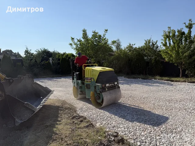 Изкопни услуги с мини БАГЕР JCB 3.5т,КАМИОН САМОСВАЛ с кран,ВАЛЯК, БУС с борд, снимка 3 - Други ремонти - 53510274
