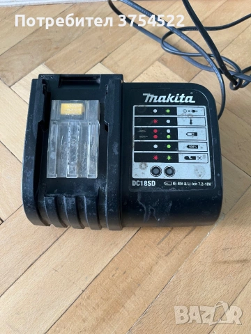 Зарядно устройство MAKITA - DC18SD - 14,4-18 V, Li-ion, снимка 3 - Други инструменти - 54614749