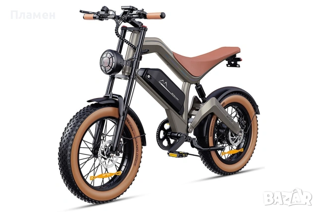 Нов!! Електрически велосипед М20 1500W 48V/18.2Ah 55км. ч. , снимка 5 - Велосипеди - 55223301