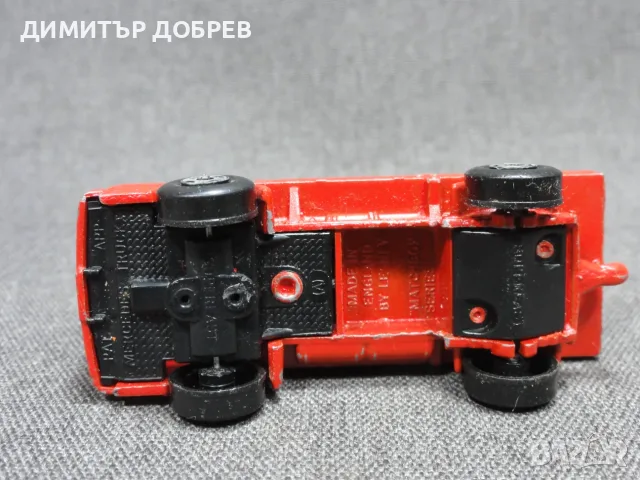 СТАРА РЕТРО МЕТАЛНА КОЛИЧКА КАМИОН MERCEDES TRUCK MATCHBOX ENGLAND, снимка 6 - Колекции - 55644887