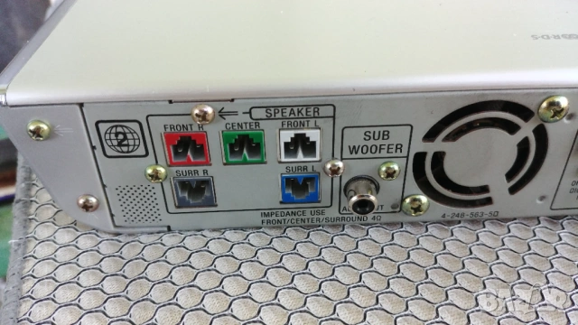домашно кино  SONY DAV-SC8, снимка 5 - Ресийвъри, усилватели, смесителни пултове - 54564746