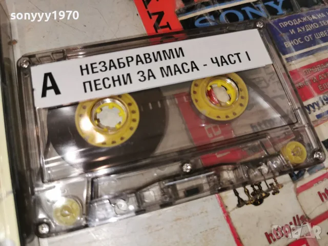 НЕЗАБРАВИМИ ПЕСНИ ЗА МАСА 2207261937H2E7R, снимка 4 - Аудио касети - 55381446