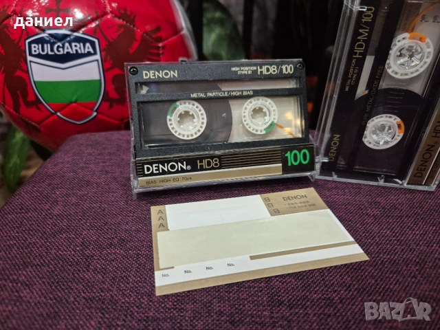 Метални аудио касети DENON HD-M/100 - TYPE IV - метална лента - КАТО НОВИ + подарък, снимка 7 - Аудио касети - 54645972