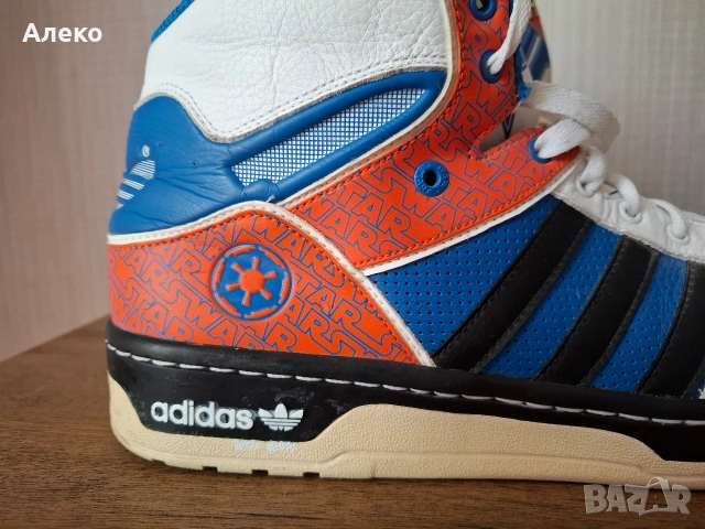 Adidas Star Wars кецове 46 номер. , снимка 6 - Маратонки - 54546255