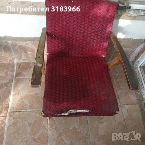 стар ретро дървен фотьойл., снимка 7 - Други ценни предмети - 54414637