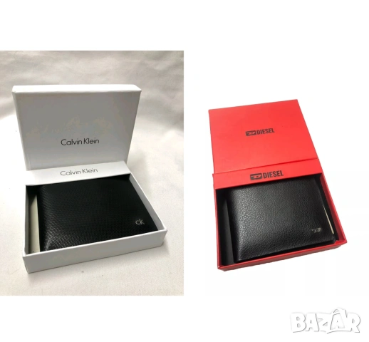 Оригинални мъжки портфейли Calvin Klein и Diesel