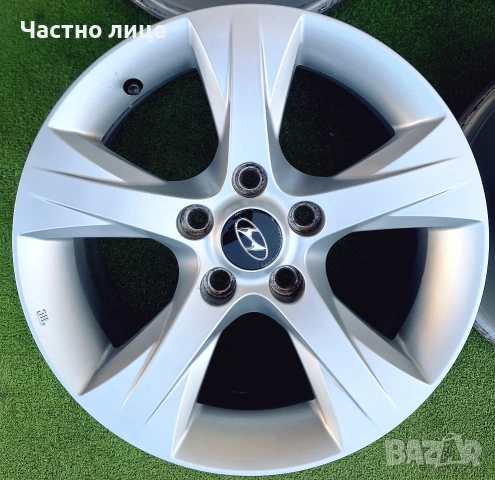 Продавам 4бр 16-ки оригинални джанти за Хюндай i40,ix20,Tucson, ix35, снимка 2 - Гуми и джанти - 54321485