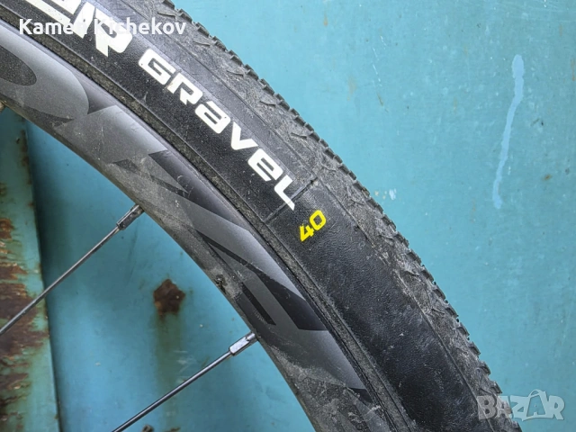 Гравел капли сет 12х100 12х142 с гуми Michelin, снимка 2 - Части за велосипеди - 54827058