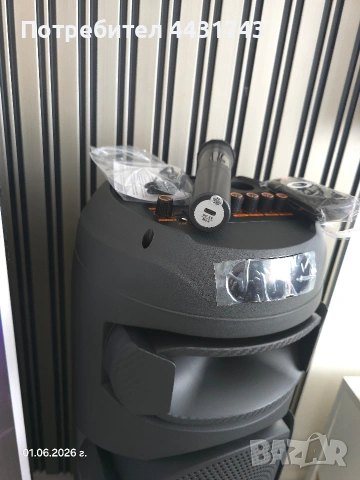 Караоке тонколона 2×8" 🎁 ПОДАРЪК: Гигантска Bluetooth Колонка "Слушалка", снимка 3 - Тонколони - 54740790
