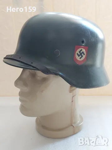 WW2-Две стоманени военни бойни каски,руска модел 1939/немска SS,М35-втора световна война, снимка 9 - Антикварни и старинни предмети - 55449239