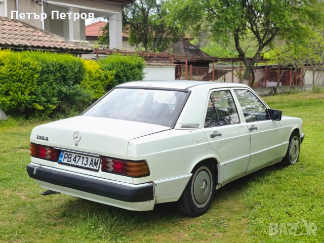 Mercedes-Benz 190D-2.0D 74hp-TIPTOP!, снимка 4 - Автомобили и джипове - 54388240