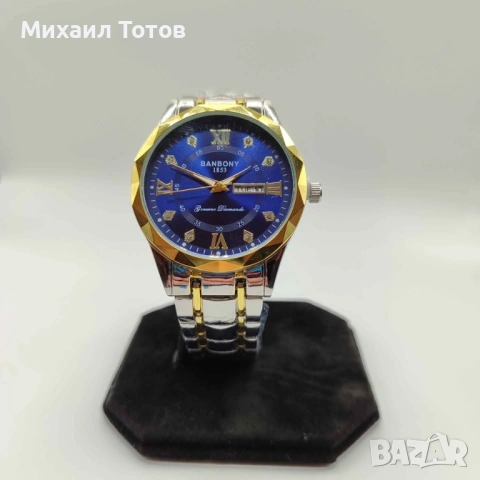 Мъжки часовник BANBONY – елегантен и стилен, снимка 4 - Мъжки - 54307982