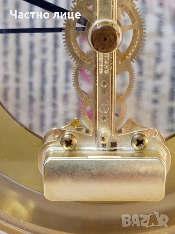 Настолен Часовник"S.Haller" (Germany), снимка 7 - Антикварни и старинни предмети - 53985098