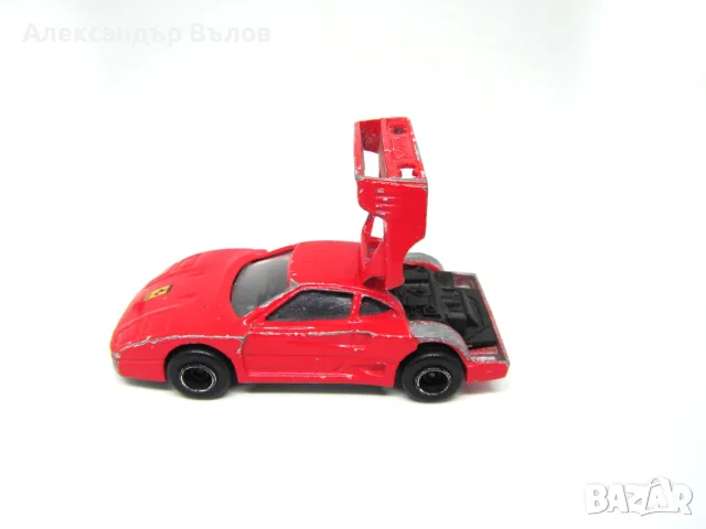 Стара Метална количка Ferrari F40 N280 Majorette 1:58 Франция, снимка 12 - Колекции - 55395620