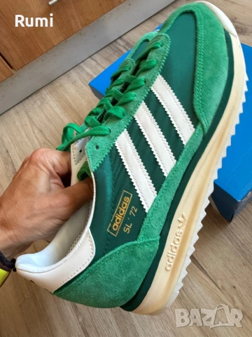 Оригинални зелени маратонки Adidas SL72 Originals! 39,44 н, снимка 7 - Маратонки - 54724210