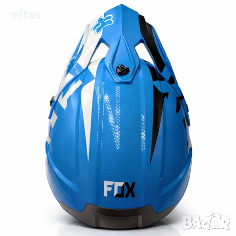 Кросова каска FOX V2, Full Face, DOT Сертификат, Размер: XL, снимка 10 - Части за велосипеди - 52381970