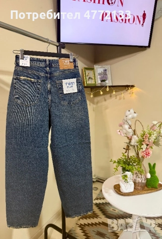 Дамски дъмки тип Balloon fit, снимка 3 - Дънки - 53987308