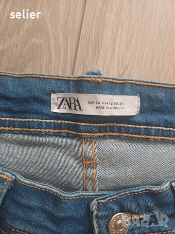 ZARA SKINNY-оригинални мъжки дънки Размер:34/30 Нови с етикет Цена:27евро, снимка 5 - Дънки - 55075166