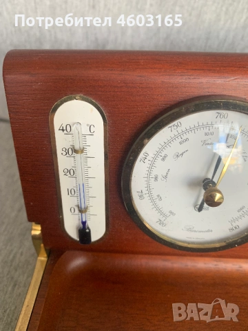 барометър термометър влагомер, снимка 5 - Антикварни и старинни предмети - 54174375