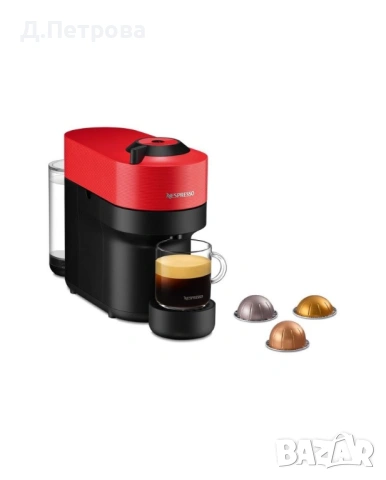 Nespresso Vertuo Pop – Черен / Червен + ПОДАРЪК капсули , снимка 6 - Кафемашини - 54917612