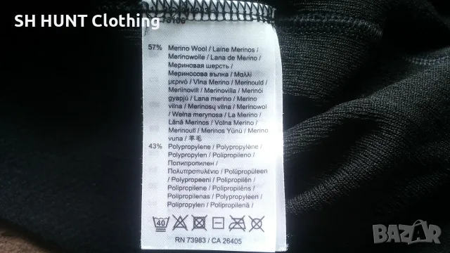 HELLY HANSEN Work Wear Thermo 57% Merino Wool размер L работна термо блуза W4-768, снимка 13 - Блузи - 55680794
