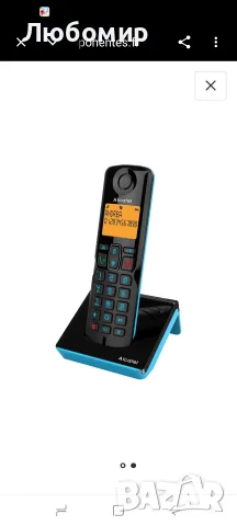 Безжичен телефон Alcatel, S280, снимка 2 - Стационарни телефони и факсове - 55499475
