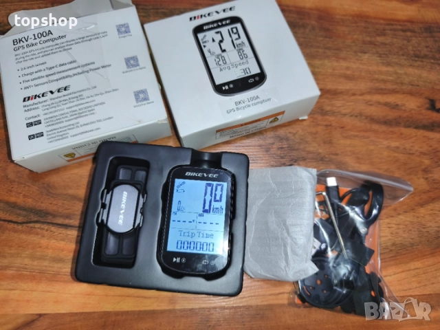 Нов Безжичен GPS Велокомпютър BIKEVEE 2.6" LCD – Скоростомер и Одометър за Велосипед с Bluetooth, снимка 12 - Части за велосипеди - 54823750