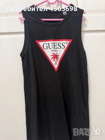 Плажна детска рокля Guess, Размер 12, снимка 2 - Детски рокли и поли - 55600880