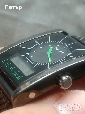 Рядък Vintage Tissot Two Timer – Пълен комплект с две каишки, снимка 9 - Мъжки - 54351314