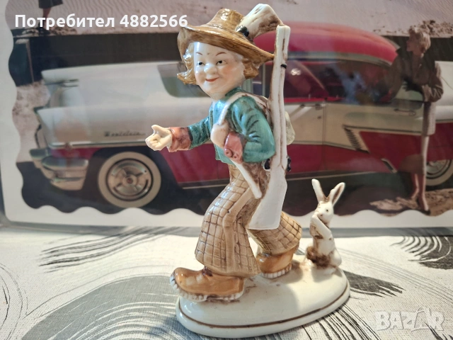 Немска порцеланова фигура, снимка 3 - Статуетки - 55258696